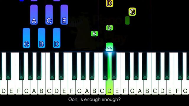 Ace Of Base - The Sign - EASY Piano CHORDS TUTORIAL by Piano Fun Play смотреть онлайн