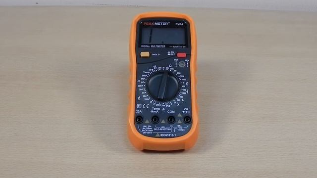 Мультиметр цифровой PEAKMETER PM64 смотреть онлайн