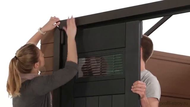 Keter Fusion - монтаж сарая из ДПК смотреть онлайн