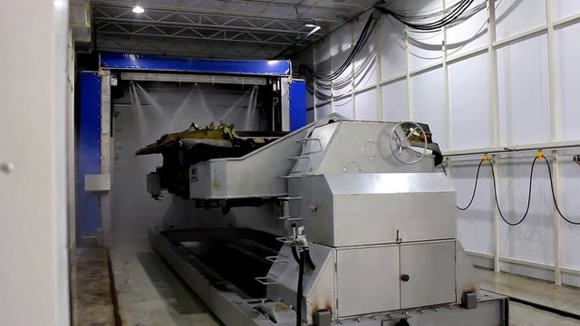 Портальная установка для мойки корпусов танков смотреть онлайн