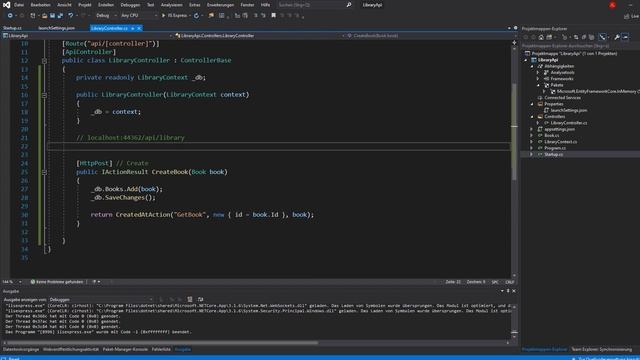 Deine erste REST API in C# mit ASP NET Core смотреть онлайн