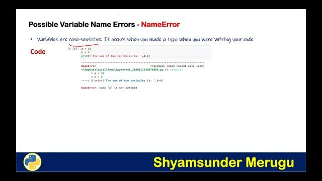 Variables in Python-python programming for beginners смотреть онлайн