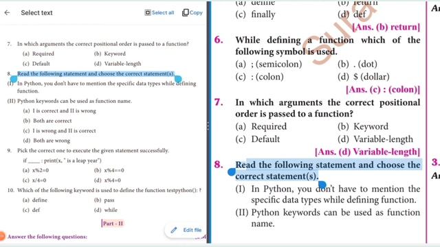 12th std TN "Computer Science" Unit-2, (Chapter-5,6,7,8) Book Back Answers, English Medium смотреть онлайн