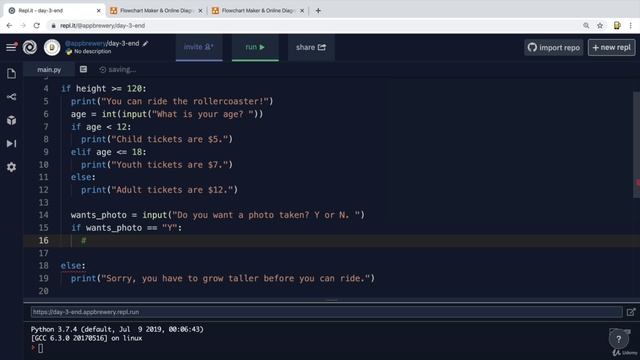 Day 3 - Control Flow and Logical Operators - 7 Multiple If Statements in Succession смотреть онлайн