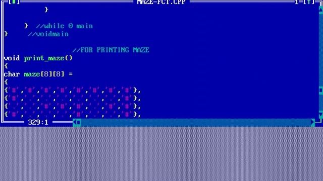Maze Game In C++ смотреть онлайн