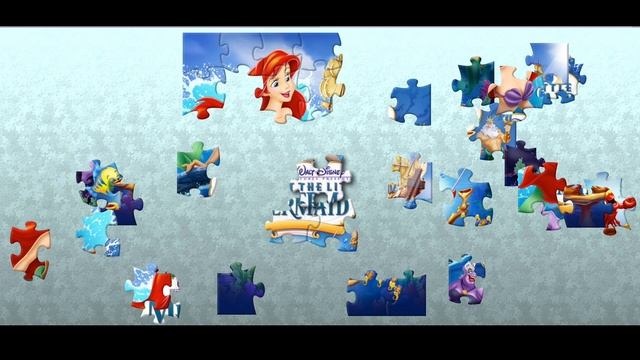 Disney Princess Classic Posters Jigsaw Puzzle Games and Activity for kids смотреть онлайн
