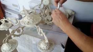 КАК СОБРАТЬ ПОДВЕСНУЮ ЛЮСТРУ 6 ЛАМП СВЕЧА!