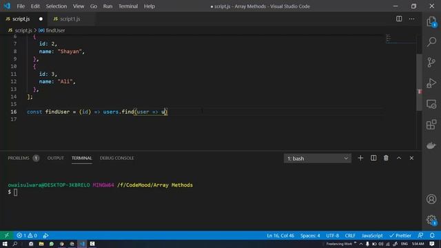 Array Find Method in Javascript смотреть онлайн