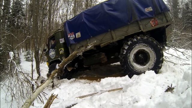 Грузовой зачет. ГАЗ66 на Лунапарк 2015. Сход. смотреть онлайн