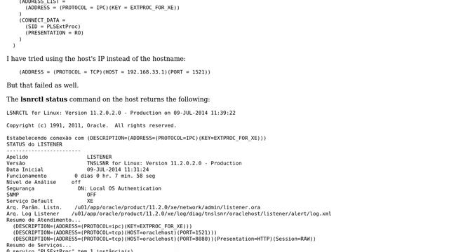 Cannot remotely connect to oracle express смотреть онлайн
