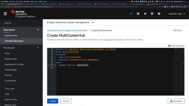 Advanced Cluster Management for Kubernetes Brian Tannous & Kamesh Sampath Red Hat OpenShift Commons смотреть онлайн
