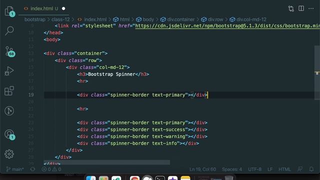 Bootstrap 5 Bangla Tutorial | Bootstrap Spinners | Part 12 смотреть онлайн