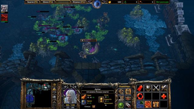 Прохождение Warcraft 3: Reforged #59 - Глава 7:Мрак и паутина | Забытые | Путь в Верхнее Королевств смотреть онлайн