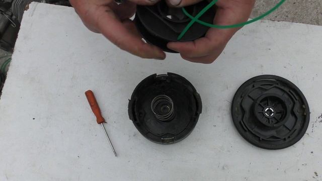 Заправка лески на катушку бензокосы SHTENLI смотреть онлайн