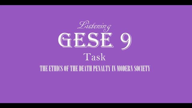 GESE 9 Trinity Listening B2 - Crime & Punisment - The Ethics of the Death Penalty in Modern Societ смотреть онлайн
