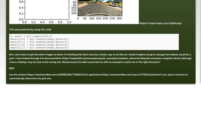 Plotting images side by side using matplotlib смотреть онлайн