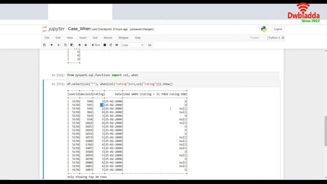 How to apply multiple conditions using when clause by pyspark | Pyspark questions and answers смотреть онлайн