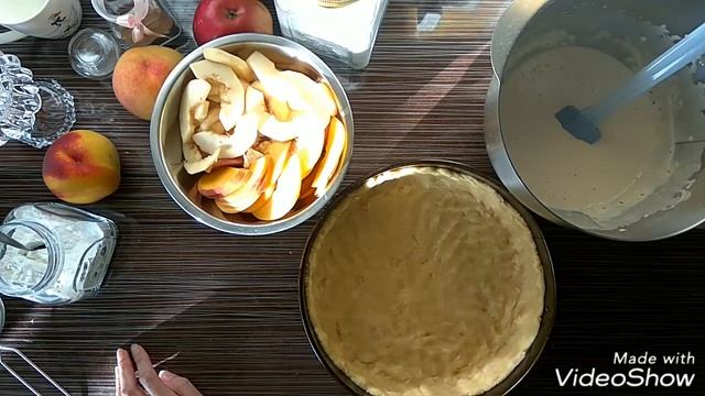 Готовим с Альфией ? Цветаевский пирог с яблоками и персиками смотреть онлайн