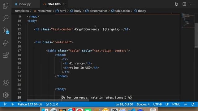 Create Cryptocurrency Website Using Flask & Python - Part 19 смотреть онлайн