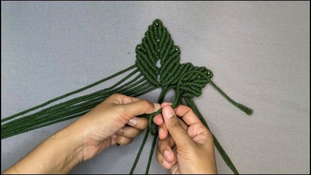 Diy macrame maple leaf tutorial || macrame autumn decorations || macrame tutorials смотреть онлайн