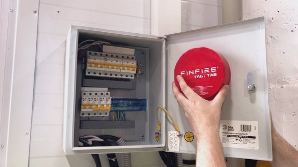 FINFIRE ТАБ. Установка в местах возможного возгорания