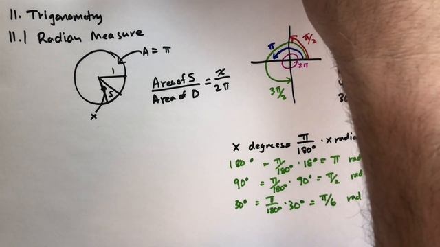 11.1 Radian Measure (Basic Mathematics) смотреть онлайн