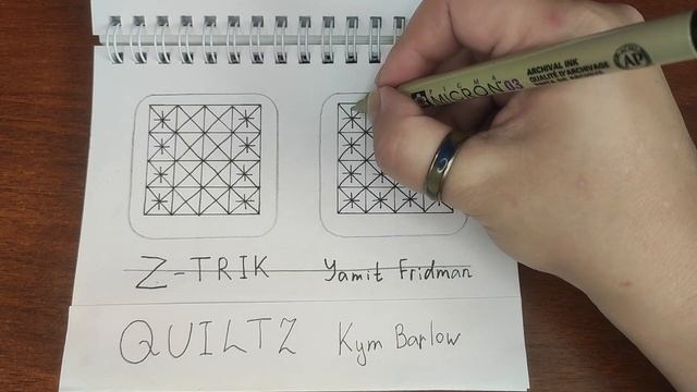 Зентангл Тангл Quiltz