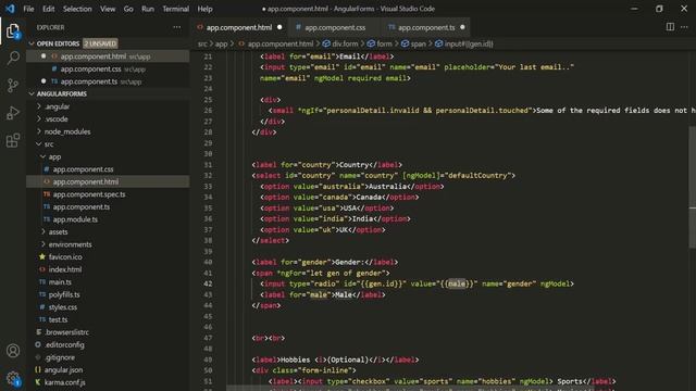 Working with Radio button in Template Driven Form | Angular Forms | Angular 13+ смотреть онлайн