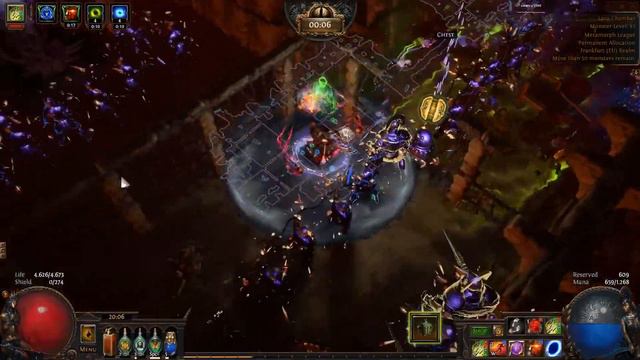 Path of Exile 3.9 Toxic Rain Build - T16 map clear + meta + boss. Inpulsa shatters all the time смотреть онлайн