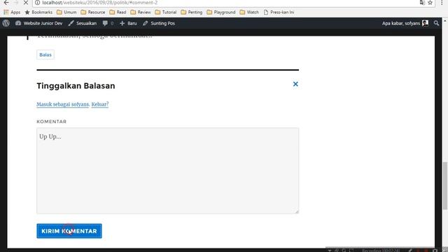 Membuat Komentar / Comment dan Mengatur Komentar | Tutorial Wordpress (part 9) смотреть онлайн