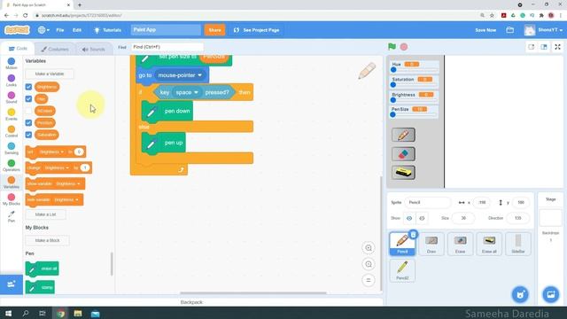 How to make a Paint App in Scratch | Scratch 3.0 Pen Extension смотреть онлайн
