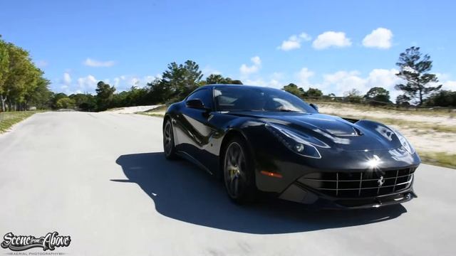 2015 FERRARI F12 BERLINETTA - WALK AROUND VIDEO - SCENE FROM ABOVE - DRIVING EMOTIONS смотреть онлайн
