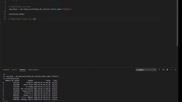 Cómo leer y combinar varias hojas de Excel con Python. Módulo Pandas. смотреть онлайн