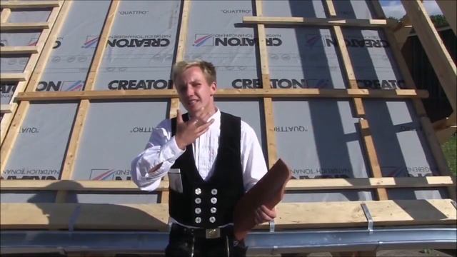 Проект кровли из керамической черепицы CREATON смотреть онлайн