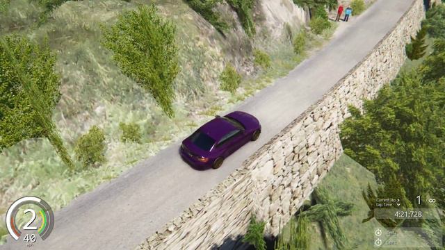 Assetto Corsa BMW F87 M2 No Hesi Spec at Col des Mourèzes смотреть онлайн