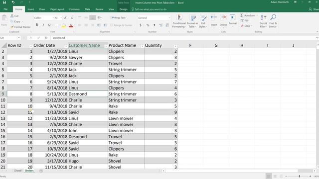 Excel Pivot Tables - Add a Column with Custom Text смотреть онлайн