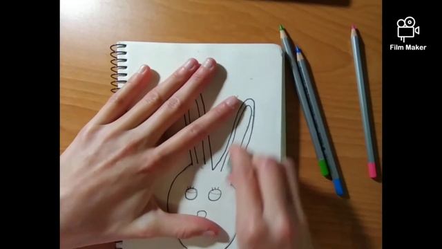 Как нарисовать кролика ? легко и просто///сможет каждый смотреть онлайн