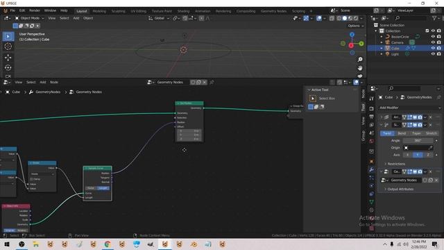 Curve Modifier - GeometryNodes смотреть онлайн