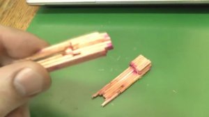 Корабль из спичек в бутылке - изготовление корпуса | судомоделизм