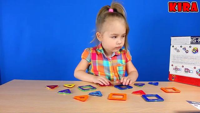 Конструктор Магнитный MAG RUS Designer Magnetic MAG RUS канал Кира Channel Kira