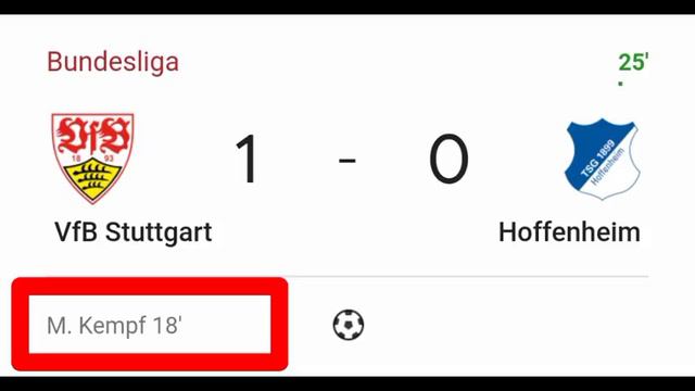 Marc-Oliver Kempf Goal Vs Hoffenheim | VfB Stuttgart Vs Hoffenheim | 1-0 | Marc-Oliver Kempf Goal смотреть онлайн