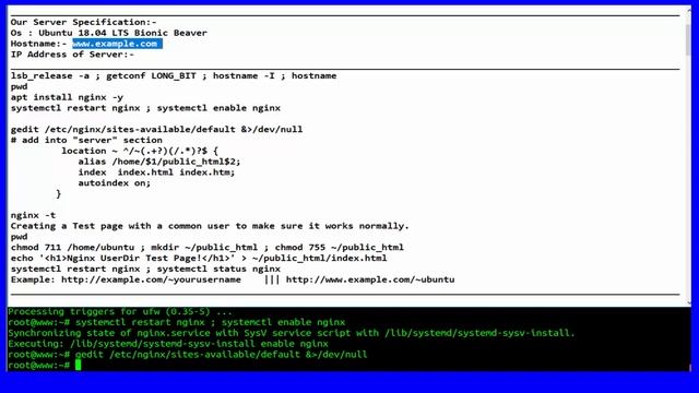 How To Configure Nginx Userdir Feature On Ubuntu 18.04 LTS смотреть онлайн