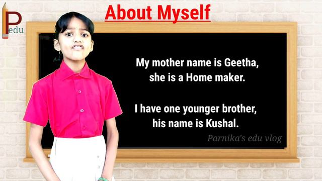Myself || Self introduction in English || How to Introduce yourself || Kids Personality development смотреть онлайн