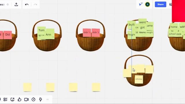 Игра Past Simple на доске Miro смотреть онлайн