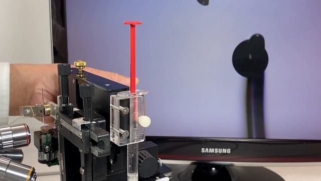 Cutting And Polishing Micro-Pipette Tip By MDI MFG-5APTD Microforge-Grinding Center