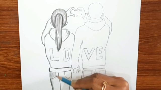 Romantic Couple Holding Hands Drawing Pencil Sketch / Love Couple Drawing / Love Drawing Easy смотреть онлайн