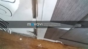 Установка межкомнатной двери в одиночку на монтажную пену.