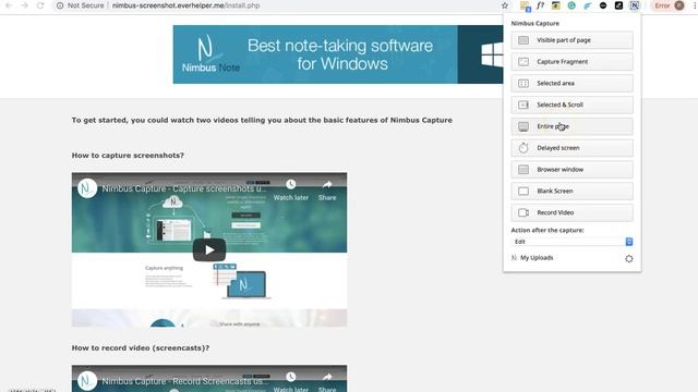 Nimbus Chrome Extension - Capture Screen and Video for Free смотреть онлайн