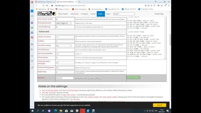 Linear Advance настройка 3д принтера смотреть онлайн