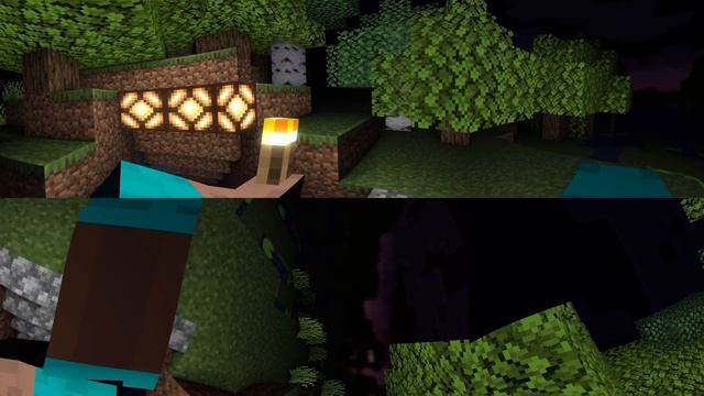 [VR] Minecraft Herobrine 360° (Mine-Imator 4K Animation) смотреть онлайн